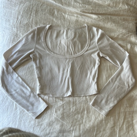 Long sleeve ribbed tee - Picture 1 of 3